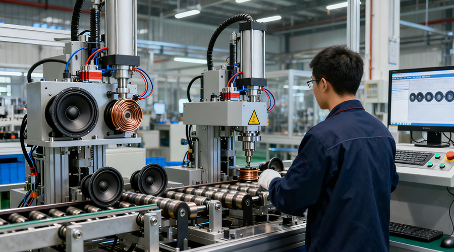 电声产业数字化：自动化如何打通数据闭环 - 喇叭自动化（images 1）