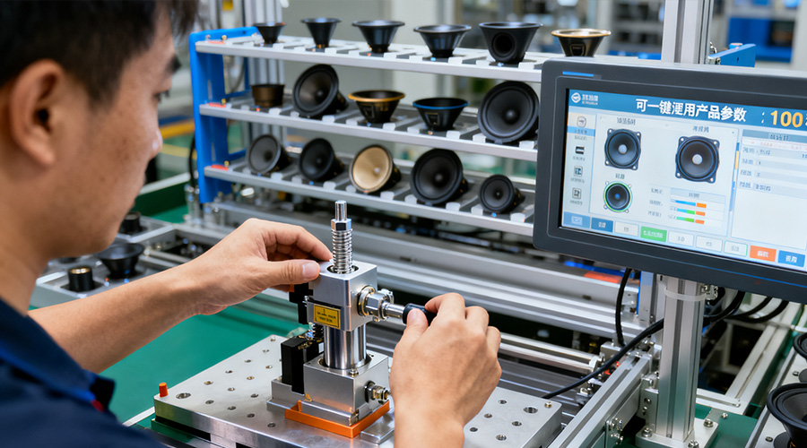 久巨自动化-微型喇叭自动化生产线