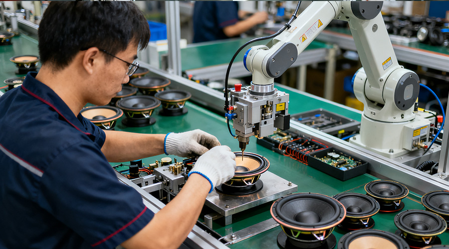 久巨自动化-喇叭自动化生产线