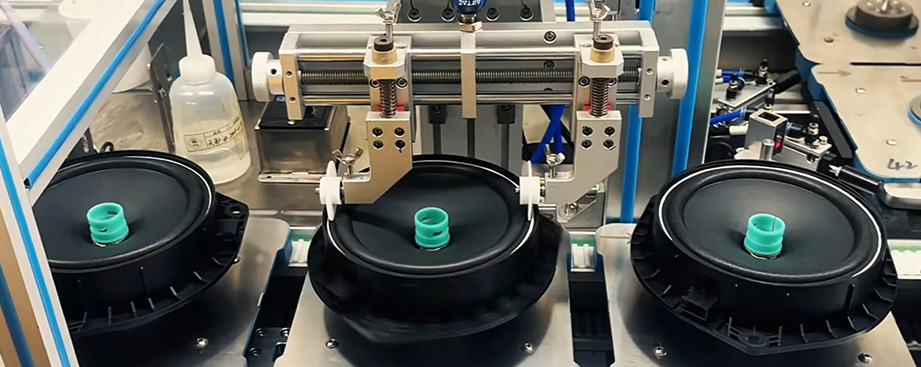 Automotive Horn Automation - Automotive Horn Automatic Dispensing Video Case: SWP40 / FS186 / FS1176 Series National Standard Test Case